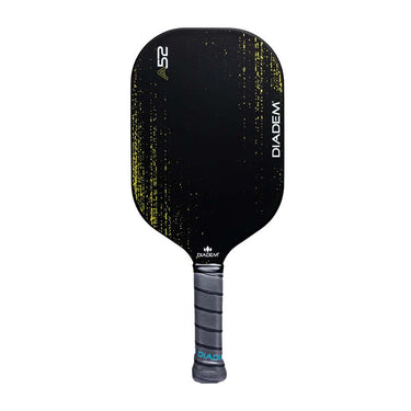 Diadem A52 Carbon Fiber Edgless Paddle in yellow at Pickleball Corner Singapore