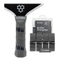 CRBN DryTec™ Overgrips grey provide excellent comfort, moisture absorption, and control. Includes four 0.6 mm overgrips for all pickleball paddles. Buy now at Pickleball Corner Singapore.