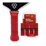 CRBN DryTec™ Overgrips red provide excellent comfort, moisture absorption, and control. Includes four 0.6 mm overgrips for all pickleball paddles. Buy now at Pickleball Corner Singapore.