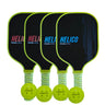 The Pickleball Corner HELICO Pickleball Starter Bundle includes 4 lightweight paddles, 4 balls. Ideal for Pickleball Beginner. Buy now at Pickleball Corner Singapore.