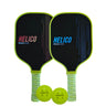 Pickleball Corner beginner-friendly HELICO Pickleball Set includes 2 paddles, 2 balls. Perfet for Pickleball beginner. Buy now at Pickleball Corner Singapore.